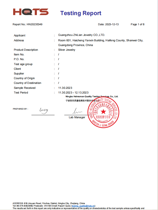 wholesale sterling silver compliance