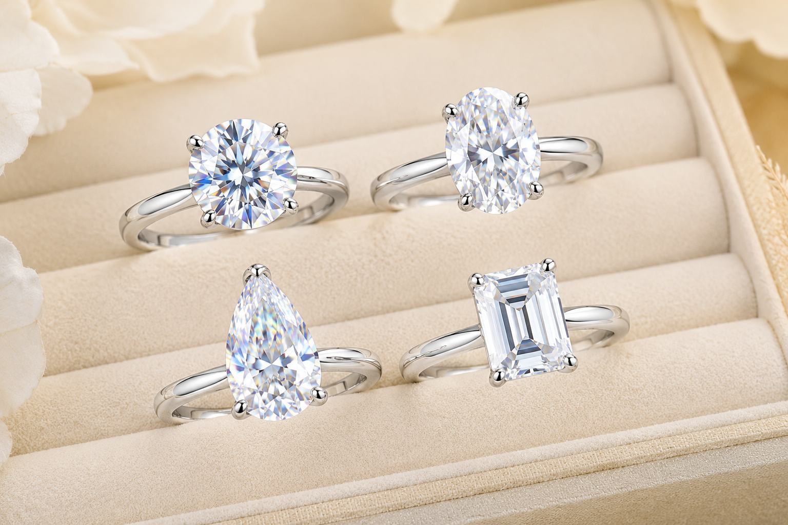 high-quality moissanite rings