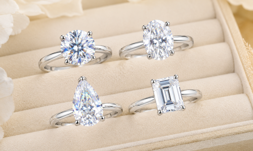 Come si riconosce un anello con moissanite di alta qualità?