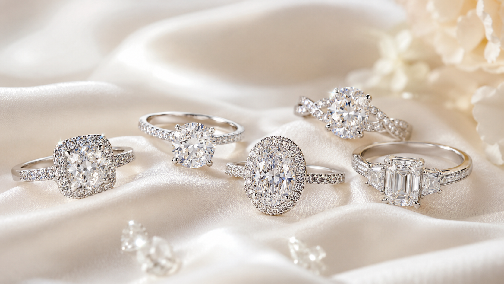 925 sterling silver moissanite rings for starting a jewelry business