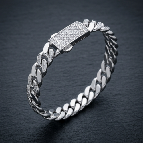 Wholesale Sterling Silver Cuban Link Bracelet | Mens Cuban Link Bracelet