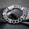 New Cuban Link Bracelet Sterling Silver | Hip Hop Style Design Men's Miami Cuban Link Bracelet