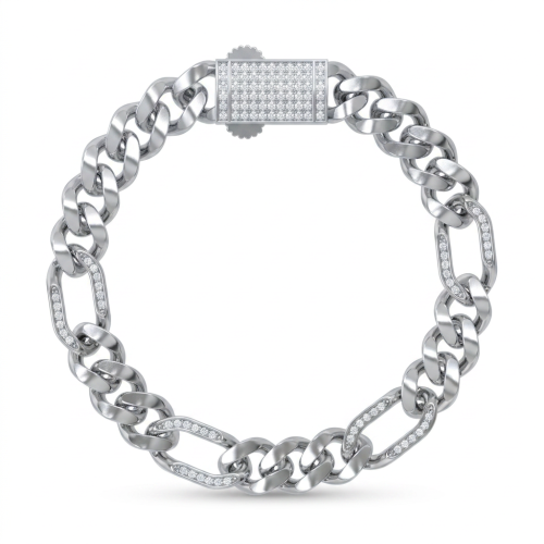 Custom Cuban Link Bracelet 925 Sterling Silver | Classic Fashion Mens Cuban Link Bracelet