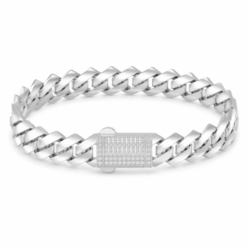 Wholesale High Quality 925 Silver Cuban Link Bracelets | Trendy Hip Hop Style Cuban Link Bracelets For Men