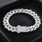 Wholesale High Quality 925 Silver Cuban Link Bracelets | Trendy Hip Hop Style Cuban Link Bracelets For Men
