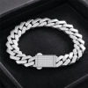 Wholesale High Quality 925 Silver Cuban Link Bracelets | Trendy Hip Hop Style Cuban Link Bracelets For Men