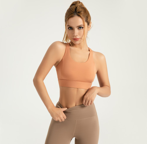 Laser Process High Impact Women Sports Bra Adjustable Back