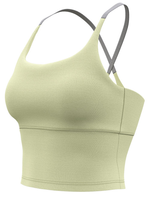 OEM High Waist Sports Bra Thin Shoulder Straps Female Waist Support Bra