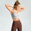 Original Manufacturer Thin Shoulder Straps Crisscross Back Adjustable Sports Bra