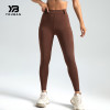 Custom Women Biker Pants Polyester High Stretch Long Sportswear Leggings with Pockets
