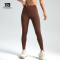 Custom Women Biker Pants Polyester High Stretch Long Sportswear Leggings with Pockets