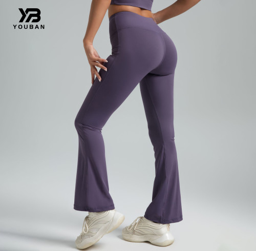 YOUBAN Custom Leggings 3D Clipping Butt Lift Flared Yoga Pants