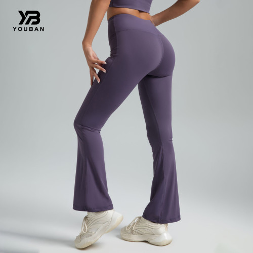 YOUBAN Custom Leggings 3D Clipping Butt Lift Flared Yoga Pants