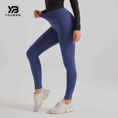 Custom Logo Women Gym Leggings Tummy Control High Elastic Butt Lift Yoga Pant