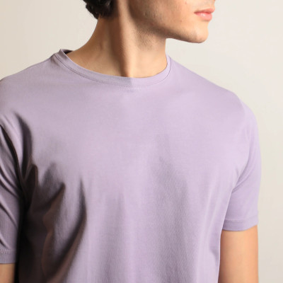 YOUBAN Men's Casual Shirt Custom Logo Round Neck Workout Cotton T Shirts