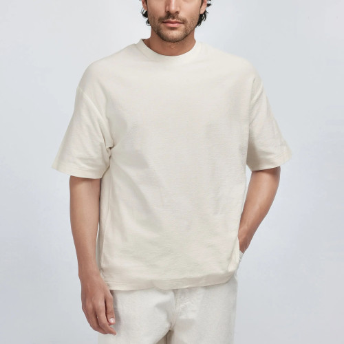 YOUBAN Graphic Printed Cotton T-shirt Men's Oversized Casual T shirts