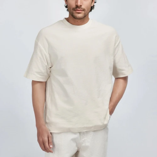 YOUBAN Graphic Printed Cotton T-shirt Men's Oversized Casual T shirts