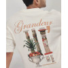 YOUBAN Graphic Printed Cotton T-shirt Men's Oversized Casual T shirts