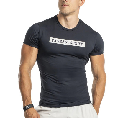 YOUBAN Men's Gym T Shirts Quick Dry Fabric Dry Fit Short Sleeve Sports T Shirts