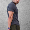 YOUBAN Fitness Sportswear 95% Cotton 5% Spandex Men's Muscle Fit T Shirts