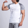 YOUBAN Gym Wear Manufacturer Men's Two-tone T-shirt Polyester Quick Dry Fit Shirts