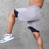 YOUBAN Men's Running Liner Shorts With Zipper Pocket