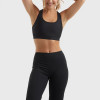 YOUBAN High Impact U Shaped Neck Black Racerback Sports Bra