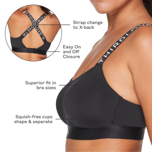 Custom Logo Woven Rib Straps Yoga Sports Bra with Adjustable Shoulder Straps