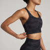 Women Crisscross Back Camouflage Sports Bra