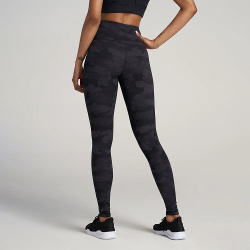 High-waisted Yoga Pants Camouflage Legging with Inside Pockets