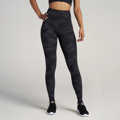 High-waisted Yoga Pants Camouflage Legging with Inside Pockets