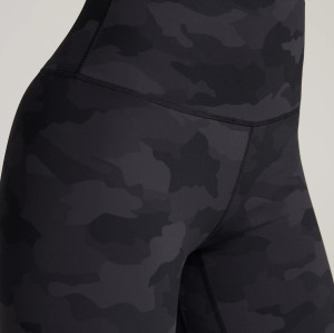 High-waisted Yoga Pants Camouflage Legging with Inside Pockets
