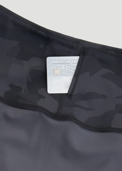 High-waisted Yoga Pants Camouflage Legging with Inside Pockets