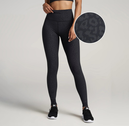 High Waist Legging Leopard-print Yoga Pants with Pocket