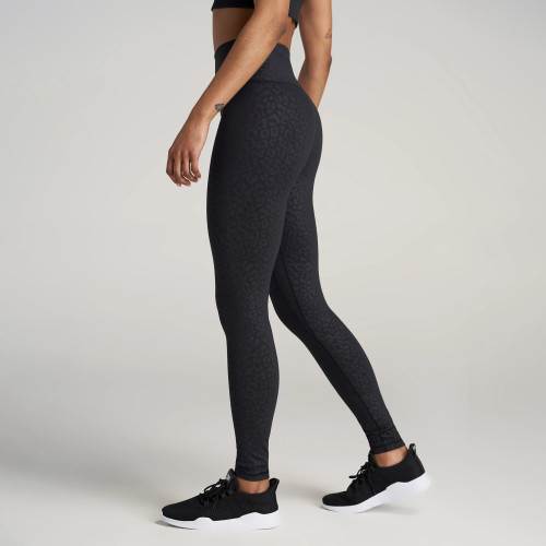 High Waist Legging Leopard-print Yoga Pants with Pocket