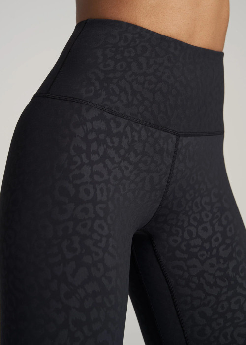 High Waist Legging Leopard-print Yoga Pants with Pocket