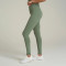 High Waisted Full Length Leggings Polyester Fabric Workout Leggings
