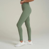 High Waisted Full Length Leggings Polyester Fabric Workout Leggings