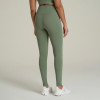 High Waisted Full Length Leggings Polyester Fabric Workout Leggings