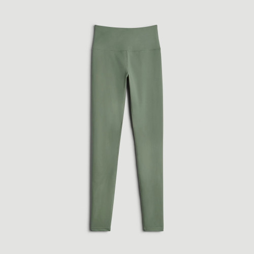 High Waisted Full Length Leggings Polyester Fabric Workout Leggings