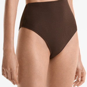 Women Swimwear Suit One Shoulder Rib Asymmetric Trikini