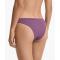 Women Beachwear Swimsuit Rib Bikini Set Briefs Trikini - Purple