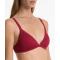 Women Beachwear Swimsuit Rib Bikini Set Briefs Trikini - Red