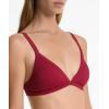 Women Beachwear Swimsuit Rib Bikini Set Briefs Trikini - Red
