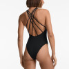 Women Jumpsuits Coveralls Swimwear Crossover Strap Halter Swimsuit