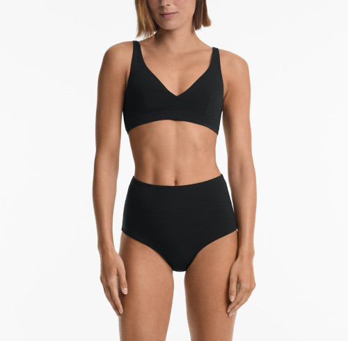 Women Swimwear Strap Bra and Briefs Two-piece Set