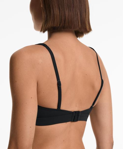 Women Swimwear Strap Bra and Briefs Two-piece Set