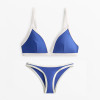 Women Trikini Two-tone Bikini Set