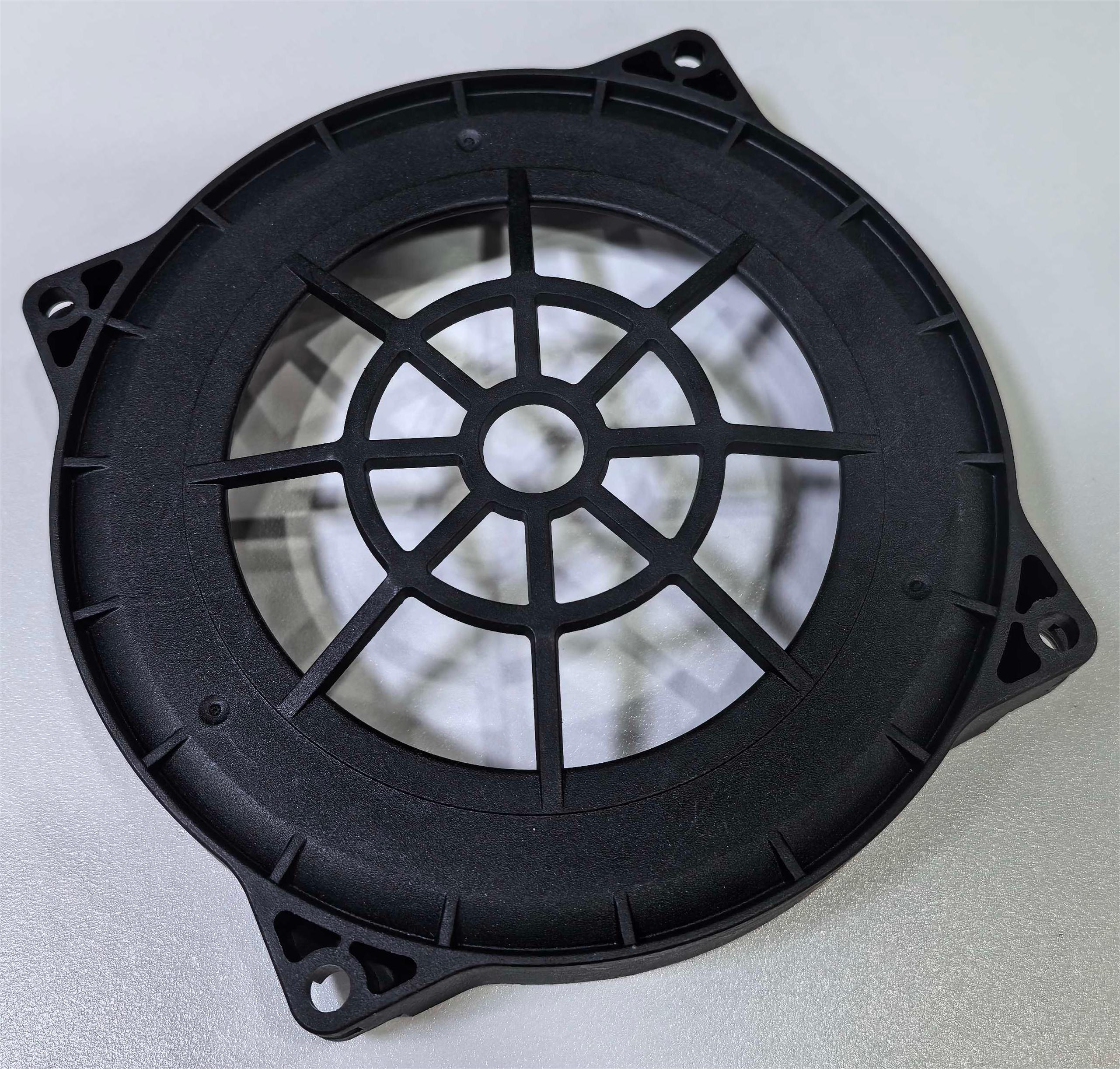 Plastic parts for ventilation seat fans