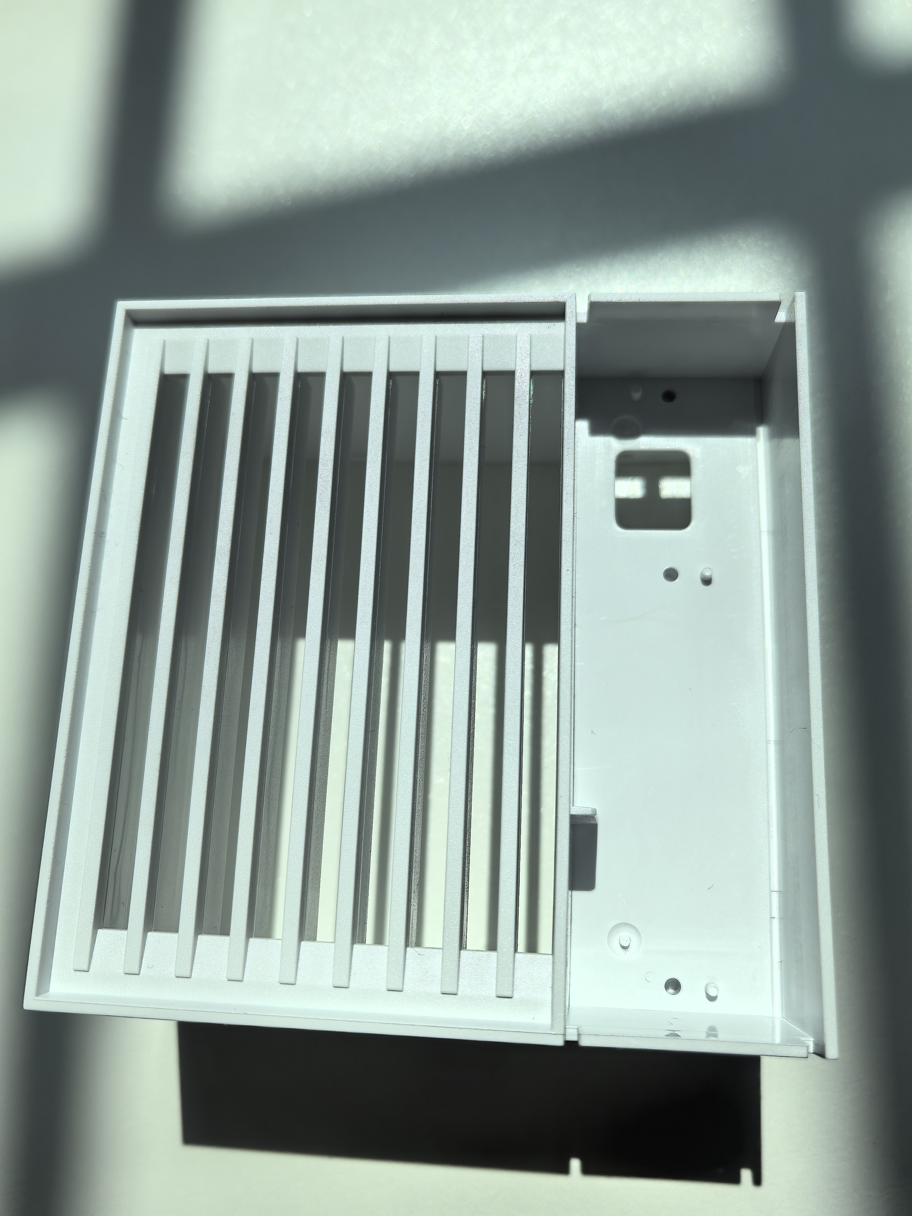 Plastic parts for ventilation seat fans